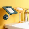 Nouvelle originalité n'a pas peur de l'humidité Maokeng Creative Soap Box Clean And Hygienic Wall Mounted Drainage Soap Tray Firm And Secure