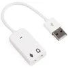 Scheda audio esterna per laptop USB 2.0 Adattatore audio virtuale a 7.1 canali con cavo per PC MAC