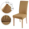 Linge 1/2/4 / 6pcs Couvre-chaise Home Spandex Stretch Elastic Hlebcovers Chair Covers for Kitchen Dining Roard Mariage Banquet Maison