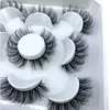 Valse wimpers HBZGTLAD 5 pairs 825mm natuurlijke 3D valse wimpers nep wimpers make-up kit Mink Lashes extension mink maquiagem 230627