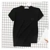 T-shirts pour hommes 2021 Designer de mode d'été T-shirts pour hommes Tops Lettre de luxe Broderie Hommes Vêtements pour femmes Chemise à manches courtes W Dhkix