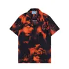 Chemises décontractées pour hommes Chemise de créateur 23ss Chemises boutonnées pour hommes Imprimer Chemise de bowling Hawaii Chemises décontractées florales Hommes Slim Fit Robe à manches courtes T-shirt hawaïen 1S8N 154