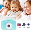 Toy Cameras Mini Cartoon Kids Camera Education 1080p HD Screen Digital Video Recorder Toys Toys For Girls Gifts 230626