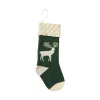 46cm Knitting Elk pattern Christmas Stockings Xmas Tree Decorations Solid Color Children Kids Gifts Candy Bags JN27