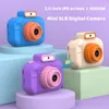 Oyuncak Kameralar Çocuk Kamerası 4000W 2inç IPS Ekran HD Çift Lens Otofokus Mini SLR Dijital Filtreli Müzik Fonksiyonu 230626