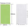 Leveranser 4Color Replacement Cutting Mat Endhesive Rubber Pad med mätnät 12*24 tum lämplig för Silhouette Cricut/Cameo -plotter
