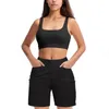 Женские брюки для активного туризма с летними женскими уличными карманами Короткие шорты для тренировок для женщин Йога