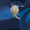 Brooches Fashion Flower For Women Luxury Zircon Butterfly Bird Animal Brooch Pin 2023 Cute Broches Wholesale Jewelry Gift