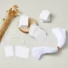 Jewelry Pouches Price Label Tags String Tie White Blank Tag For Display Watch Paper Rectangular 45x28mm