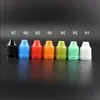 Enhörning droppflaska 30 ml med barnsäker säkerhetslock Penform Nippel LDPE -plastmaterial för E Liquid LJJHQ