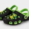 Sandales EUR24-35 Enfants Mules Sabots Enfants Jardin D'été Dessins Animés Mignons Chaussures Fille Garçon Plage Chaussures Bonbons Couleur Trou Bébé Chaussures Sandales 230626