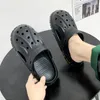 Zapatos para hombres sandalias de playa para plataforma ligera de punta redonda a prueba de agua cómoda de moda, todos los zapatos sin deslizamiento transpirables, platm principal