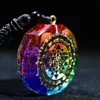 Pendant Necklaces Twelve Side Geometry Necklace Agate Cube Energy Health 7 Chakra Healing Protection Crystal Women Men Choker