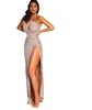 Rose Gold Prom Dress Mermaid Formal Party Ball Gown Long Afraic Girl Evening Dresses Deep Pageant Drseses Custom Made Plus Size