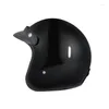 Motorcykelhjälmar Motorcykel Casco Scooter Moto Dot Open Face Vintage Four Seasons Racing Half Casque Helmet 2023