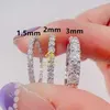 Wholesale Price 925 Sterling Silver Eternity Band Ring Iced Out Vvs Moissanite or Cz Hip Hop Men Gold