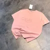 Summer Designer CEL Steel Printed Letters Solid Loose T-shirt For Men Women Brands Cotton Breathable Round Neck T Shirt Couple