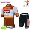Cycling Jersey Sets Summer Quick Step Kids Cycling Jersey Set Children Short Sleeve Bike Clothing MTB Ropa Ciclismo Boys Cycling Suit Bike Wear 230626