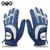 Sporthandskar 6 st golf Men Blue Microfiber All Weather Borna på Leftright Hands Golfer Wholefer 230627