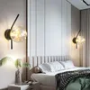 Wall Lamps LED Home Light For Bedroom Kitchen Living Room Modern Lamp Beside Balcony Aisle Lighting Black&Gold