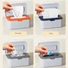 New Creative Tissue Box Home Office Wipes Napkin Storage Basket Portable With Lid Wet And Dry Tissue Box Household Storage Tools