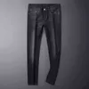 Designer de jeans pour hommes Lettres d'automne imprimées Drill Slim Fit Tube droit Tendance de la mode Loisirs et Pantalon lavé tout usage IJX1