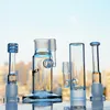 TORO Glass Bong Recycler Dab Rigs Hookahs Shisha Conduites d'eau en verre séparées avec joint de 18 mm