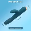 Vibratoren 3 in 1 Dildos Vibrator für Frauen Klitoris Stimulator Massagegerät Roller Ring Slapping Thrusting Female Masturbator 230626