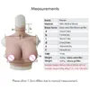 Forme mammaire ROANYER Faux seins Formes mammaires en silicone réalistes pour Crossdressing Drag Queen Shemale Crossdresser Transgenre C D E G H Cup 230626