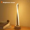 Настольные лампы Smart Solid Wood Led Night Light Creative Gift Своеобразный USB-лампа в японском стиле в европейском стиле