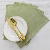 Mats Pads Placemat Set of 4 6 Washable Place Placemats Heat Resistant Faux Linen Burlap for Dining Table Kitchen 230627