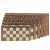 Schackspel 6Size Magnetic Folding Wood International Chess Set Backgammon Checkers Travel Chess Board Set Draft Portable Board Game 230626