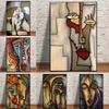 Picasso Klassieke Kunst Canvas Schilderijen Print Art Posters en Prints Abstracte Beroemde Wall Art Foto's Voor Woonkamer Home Decor Kamer Decoratieve Schilderkunst Cuadro w01