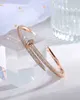 Donia Jewelry Bracelet jonc de luxe en acier exagéré micro-incrusté de la mode européenne et américaine D35513787kkk{category}