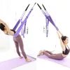 Motståndsband drar rep flyg yogastrap stretch ben splits tränare kvinnlig gym bälte justerbar antennyogband Hammock Swing Stretching 230626