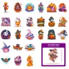 50pcs-Pack Halloween Stickers Waterproof Stickers för vattenflaska Laptop Car Planer Scrapbooking Phone Mac Garderob Dörrvägg Tablettdekaler