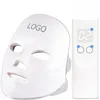 Ansiktsmassager Ankomster laddningsbara 7 Färg PDT LED Wireless Therapy Face Mask for Beauty 230626