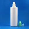 120 ML 100 Stks/partij Plastic Dropper Flessen Sabotage Proof Dief Veilig Squeezable E sigaret Sap met dikke tepel Oijve