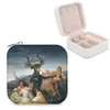 Jewelry Pouches The Of Witches Francisco Goya Storage Box Design Fashion 4 - Layer Rotatable Birthday Gift For