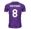 23 24 Fiorentina Soccer Jerseys 2023 2024 Callejon Erick Florence Jersey Malcuit Vlahovic Milenkovic C.Kouame chiesa Men / Kids Kit Full Fotant Football Shirts