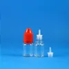 100 Sets / Lot 5ml PET Frascos cuentagotas de plástico A prueba de niños Punta larga y delgada e Vapor líquido Vapt Jugo Aceite 5 ml Tadld