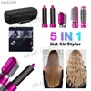 5 in 1 Föhn Warmte Kam Automatische Krultang Professionele Krultang Elektrische Hot Air Brush Voor Airwra Styling Tools L230520