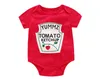 Cartoon Fruit Letters Short Jumps Suit