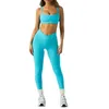 Trois pièces New Peach Hip Set Yoga Pants Respirant Tight Sports Bra Pants Women's Fitness