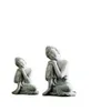 Oggetti decorativi Figurine Artigianato in resina Buddha Candeliere Decorazione Vintage Corridoio creativo Zen Decorazione domestica in stile cinese 230626