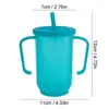 Bowls Adult Sippy Cup No Spill Cups For Elderly And Special Needs With Handle Straw Lightweight Baby