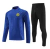 2023 2024 Soccer Tracksuits Jackor Kits Män och barn Inter 23/24 Milans Camiseta de Foot Tracksuit Lautaro Chandal Futbol Soccer Milano Training Suest Survetement