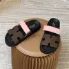 Designer Italie chypres sandales plate en cuir authentique Velcro STRAP 7A SUEDE FEMMES FACE FOIR