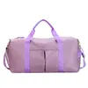 Cross-Border Fashion Dry Wet Separation Gym Bag 2022 Large Capacity Girl Yoga Bag Independent Shoe Pouch Travel Bag Fashion