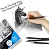 Pencil Professional 20 Sketch Pencil Set 9H9B Grafite Shadoing Drawing Pencil Mark Standard Pencil per le forniture d'arte per studenti principianti